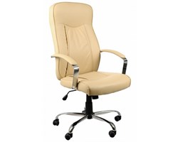 Fotel biurowy gabinetowy ZH-9152/T/PU/BEŻ