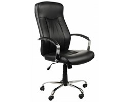Fotel biurowy gabinetowy ZH-9152/T/PU/CZARNY