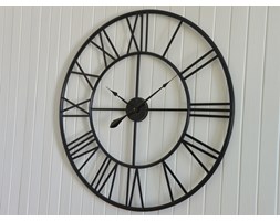 ZEGAR METALOWY ŚCIENNY LOFT VINTAGE 93CM