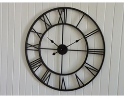 ZEGAR METALOWY ŚCIENNY VINTAGE LOFT 76CM