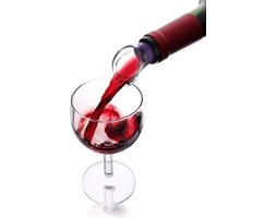 2 nalewaki do wina Vacu Vin różowy i fioletowy