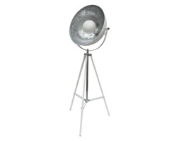 Lampa podłogowa Gravity biała ze srebrnym wnętrzem