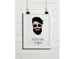 Plakat hipsterski