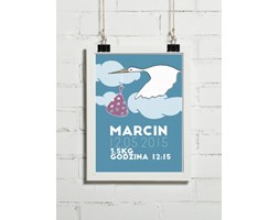 Plakat z okazji narodzin dziecka