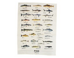 Ścierka bawełniana Gift Republic Multi Fish