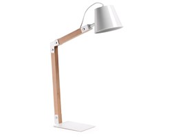 Biała lampa stołowa La Forma Andra