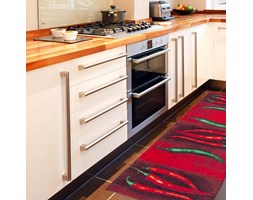 Wytrzymały dywan kuchenny Floorita Peperoncini, 60x150 cm
