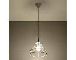 SOLLUX Stylowy Minimalizm! Designerska Lampa wisząca ANATA Biała E27