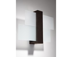 Lampa ścienna w stylu skandynawskim Designerski Kinkiet FENIKS 1 wenge