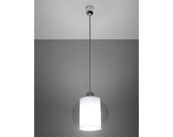 SOLLUX Nowoczesna designerska Lampa wisząca ZEUS Abażur Kula Szkło E27
