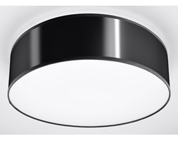 SOLLUX Nowoczesna Lampa Sufitowa Okrągły Plafon ARENA 35 Czarna