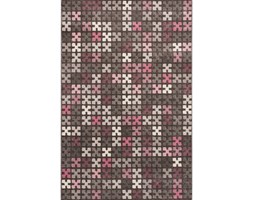 Dekoria Dywan Sevilla Puzzle Charisma Rose/Frost Grey 135x190cm, 135 × 190 cm