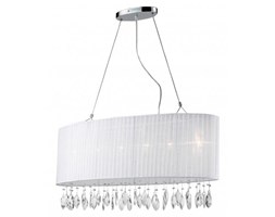 Lampa Wisząca Sidney Azzardo styl glamour kryształ metal kryształ tkanina