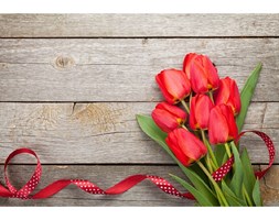 Dywan winylowy Tulips, 52x75 cm