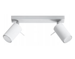 WYS.24H! Spot LAMPA sufitowa OVAL 2xGU10 biały reflektor OPRAWA regulowana LISTWA metalowa