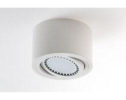 PP Design P 220 PLAFON NOWOCZESNA LAMPA SUFITOWA OPRAWA NATYNKOWA 16 CM ALUMINIUM BIAŁY ES111 LED