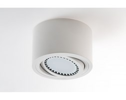 LM P 220 WH PLAFON NOWOCZESNA LAMPA SUFITOWA OPRAWA NATYNKOWA 16 CM ALUMINIUM BIAŁY ES111 LED