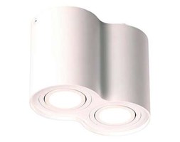 Plafon lampa sufitowa oprawa spot MAXlight Basic Round II 2x50W GU10 biały C0085 >>> RABATUJEMY do 20% KAŻDE zamówienie !!!