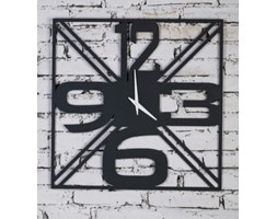 Square 75 cm loft Black