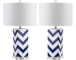 Lampka Safavieh "CHEVRON STRIPE " zestaw 2 szt.