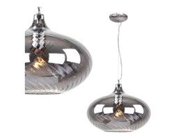 Orientalna LAMPA wisząca CINDY MD5175B Azzardo szklana OPRAWA zwis z paskami przezroczysty dymny