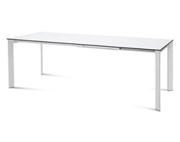 PIĘKNY STÓŁ UNIVERSE DO JADALNI Z BLATEM SZKLANYM LUB CERAMICZNYM LUB POKRYTY LAMINATEM