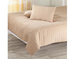 Dekoria Komplet Beige narzuta i poduszki 205x240 cm, narzuta 205 × 240 cm + 2 poduszki 60 × 40 cm