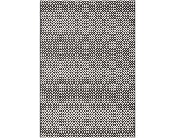 Czarny dywan odpowiedni na zewnątrz Bougari Karo, 200x290 cm