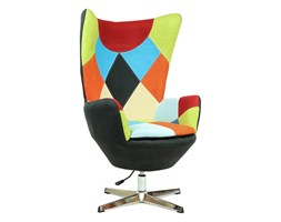 Fotel obrotowy EGG Chanell Patchwork