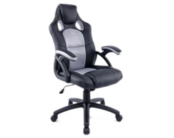 Fotel obrotowy gamingowy X6 Black/Light Gray
