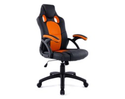Fotel obrotowy gamingowy X6 Black/Dark Orange
