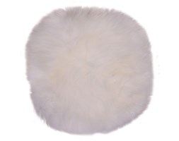 Biała skóra owcza House Nordic Circle, ⌀ 35 cm