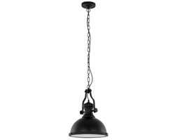 Industrialna LAMPA wisząca MAEVA MDM-2569/1 Italux metalowa OPRAWA zwis loft czarny