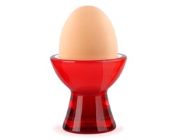 Czerwony kieliszek na jajko Vialli Design