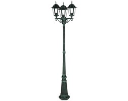 WYSOKA LAMPA ZEWNĘTRZNA LATARNIA OGRODOWA ZIELONA