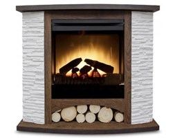 Kominek elektryczny EWT Dimplex Optiflame Faro Ciemny Orzech kosmaj24.pl + Żarówki LED