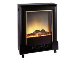 Kominek elektryczny Dimplex Optiflame Rhone LED CZARNY - NA KÓŁKACH kosmaj24.pl