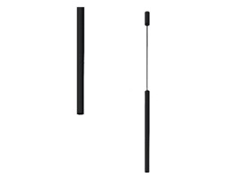 LAMPA wisząca YABU 5526/GU10 35mm/CZ Shilo metalowa OPRAWA minimalistyczny ZWIS sopel tuba czarna