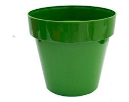 Doniczka dekoracyjna Cube DCUB250 - kolor oliwka - Zielony