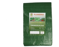 Gruba plandeka okryciowa zielona 4x8m 90gram - 8m
