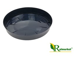 Okrągła podstawka pod doniczkę Lofly Saucer PPLF230 – kolor kamienny szary