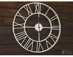 ZEGAR ZEGAREK METALOWY SHABBY VINTAGE LOFT 60CM