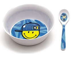 Miska z łyżeczką dla chłopca Smiley Kid Zak! Designs