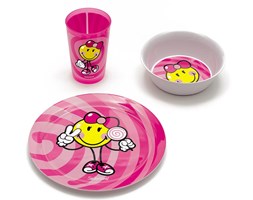 Zestaw naczyń dla dziewczynki Smiley Kid Zak! Designs