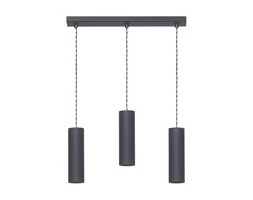 Lampa wisząca Rollg 3 czarna
