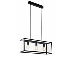 Lampa wisząca Eglo Charterhouse 49393 zwis 3x60W E27 czarna - wysyłka w 24h