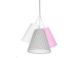 Lampa wisząca dzwoneczki w kropeczki Pink