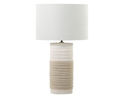 Nowoczesna lampka nocna - lampa stojąca - kremowa - NAVIA