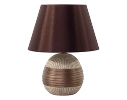 Nowoczesna lampka nocna - lampa stojąca - brązowa - SADO