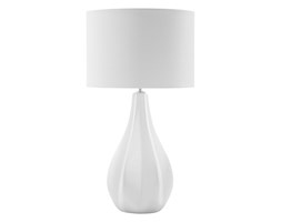 Nowoczesna lampka nocna - lampa stojąca w kolorze białym - SANTEE